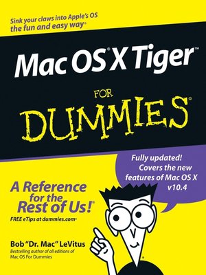 cover image of Mac OS X Tiger For Dummies